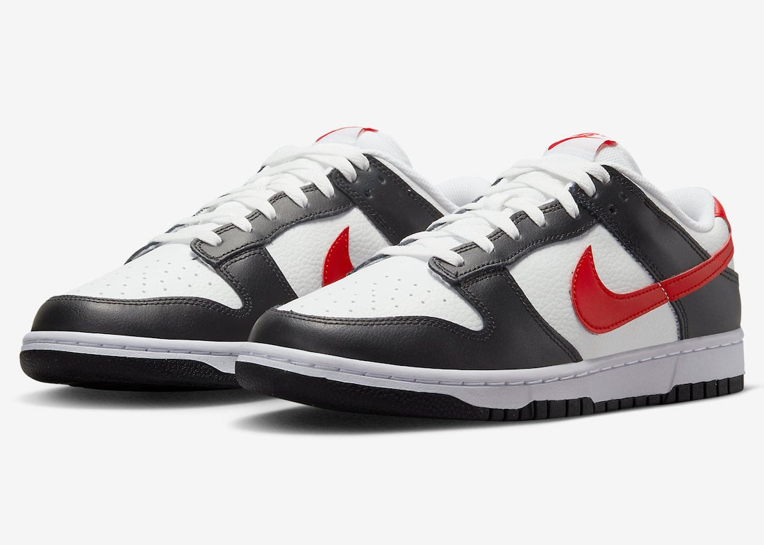 Dunk Low  Black White Red  FB3354-001