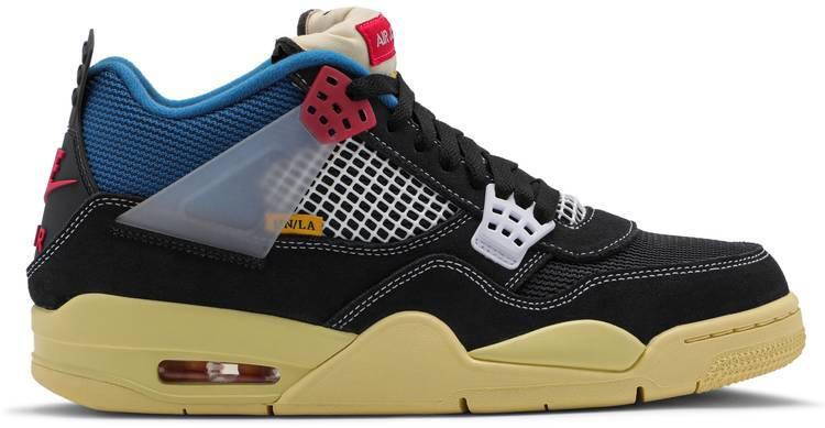 Union LA x Air Jordan 4 Retro  Off Noir  DC9533-001 Reps