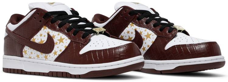 Svp*me x Dunk Low OG SB QS  Barkroot Brown  DH3228-103