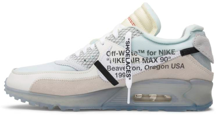 Off-White x Air Max 90  The Ten  AA7293-100