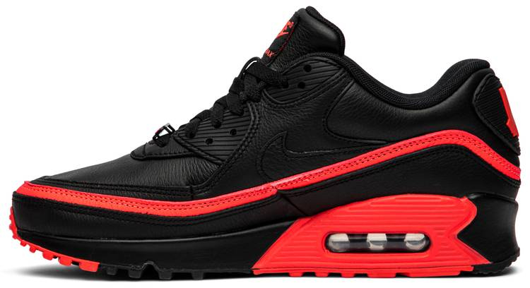 Undefeated x Air Max 90  Black Solar Red  CJ7197-003
