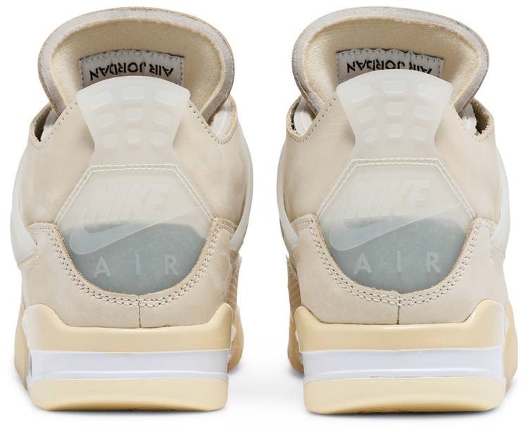 Off-White x Wmns Air Jordan 4 SP  Sail  CV9388-100 Reps