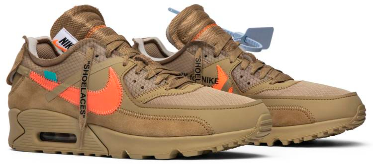 Off-White x Air Max 90  Desert Ore  AA7293-200