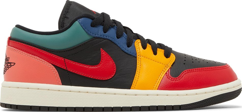 Wmns Air Jordan 1 Low SE  Black Multi-Color  DN3739-060