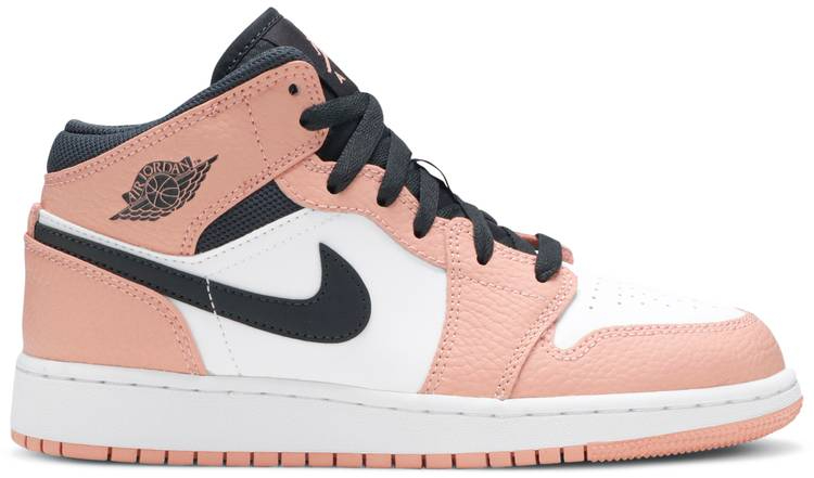 Air Jordan 1 Mid  Pink Quartz  555112-603