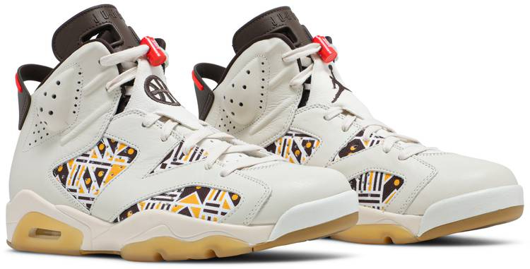 Air Jordan 6 Retro  Quai 54   Sail Gum  CZ4152-100