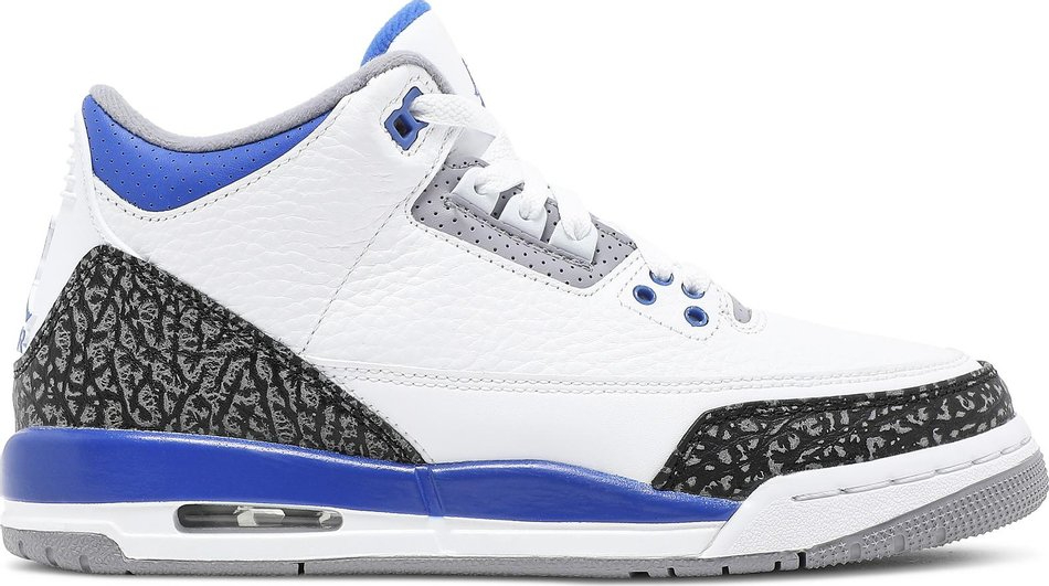 Air Jordan 3 Retro GS  Racer Blue  398614-145