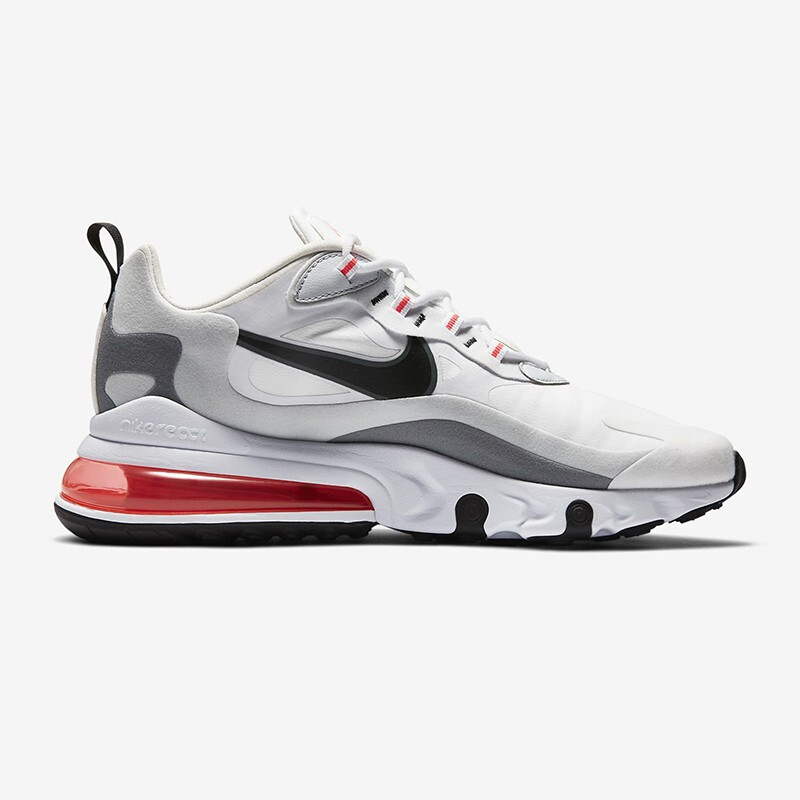 Air Max 270 React  White Crimson Black  CT1280-100