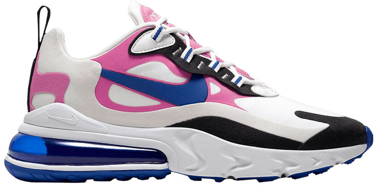 Wmns Air Max 270 React  White Fuchsia Blue  CI3899-100