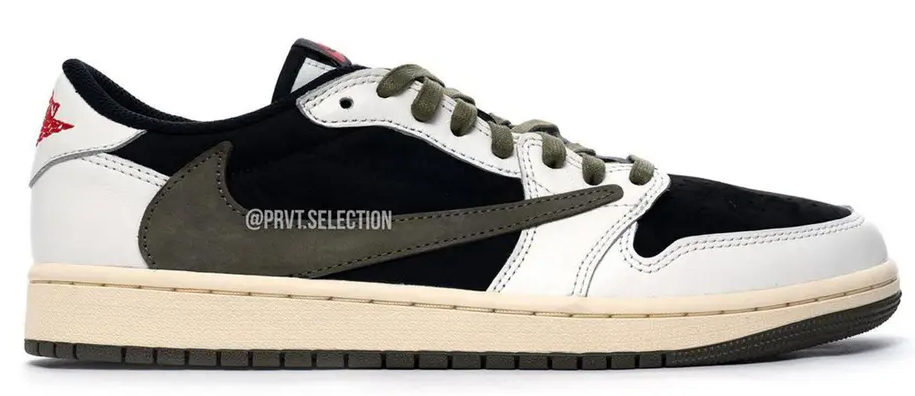 Travis Scott x Wmns Air Jordan 1 Low OG  Olive  DZ4137-106