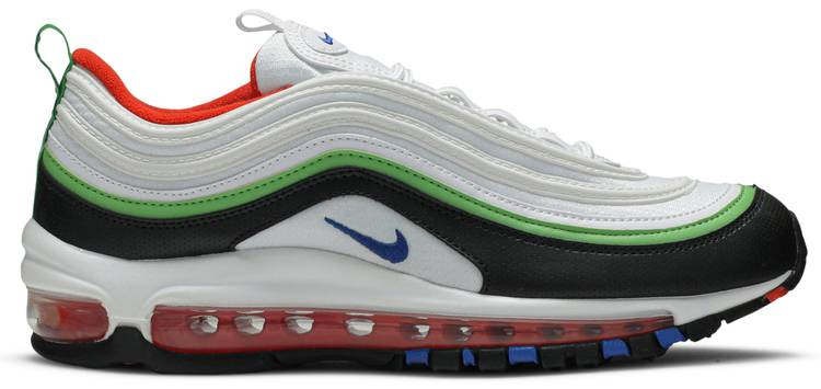 Air Max 97 GS  White Royal Green Nebula  921522-105