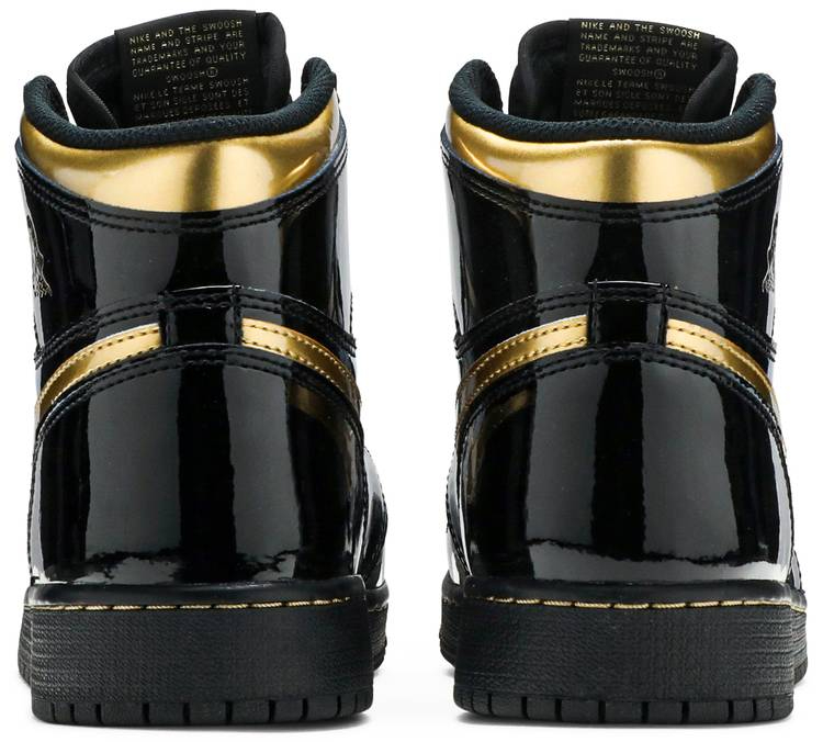 Air Jordan 1 Retro High OG GS  Black Metallic Gold  575441-032