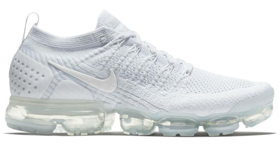 Air VaporMax Flyknit 2  Pure Platinum  942842-100