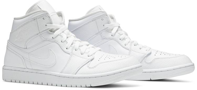 Jordan Reps 1 Mid  Triple White  554724-130
