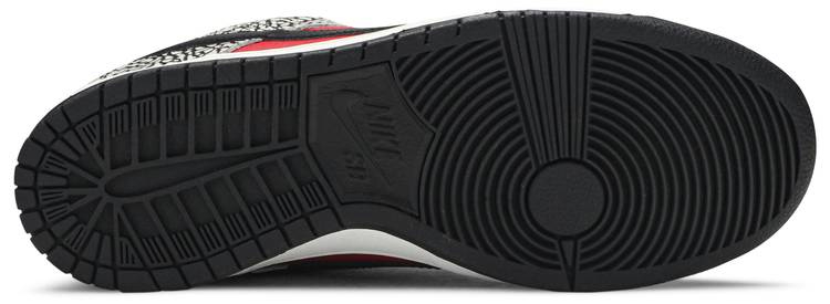 Svp*me x Dunk Low Premium SB  Red Cement  313170-600