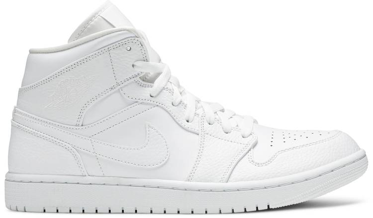 Jordan Reps 1 Mid  Triple White  554724-130