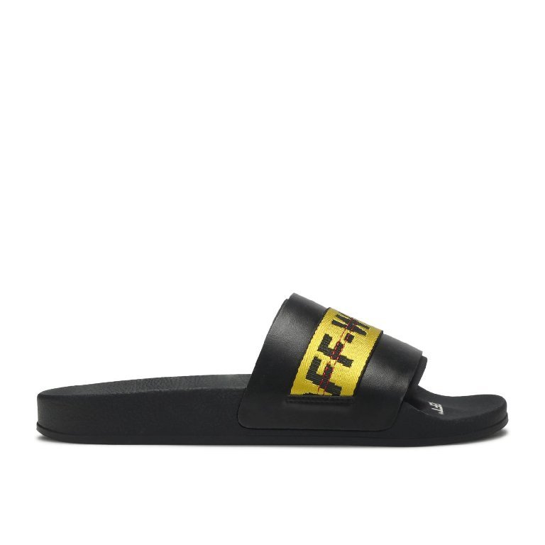 Off-white Sliders Industrial logo print