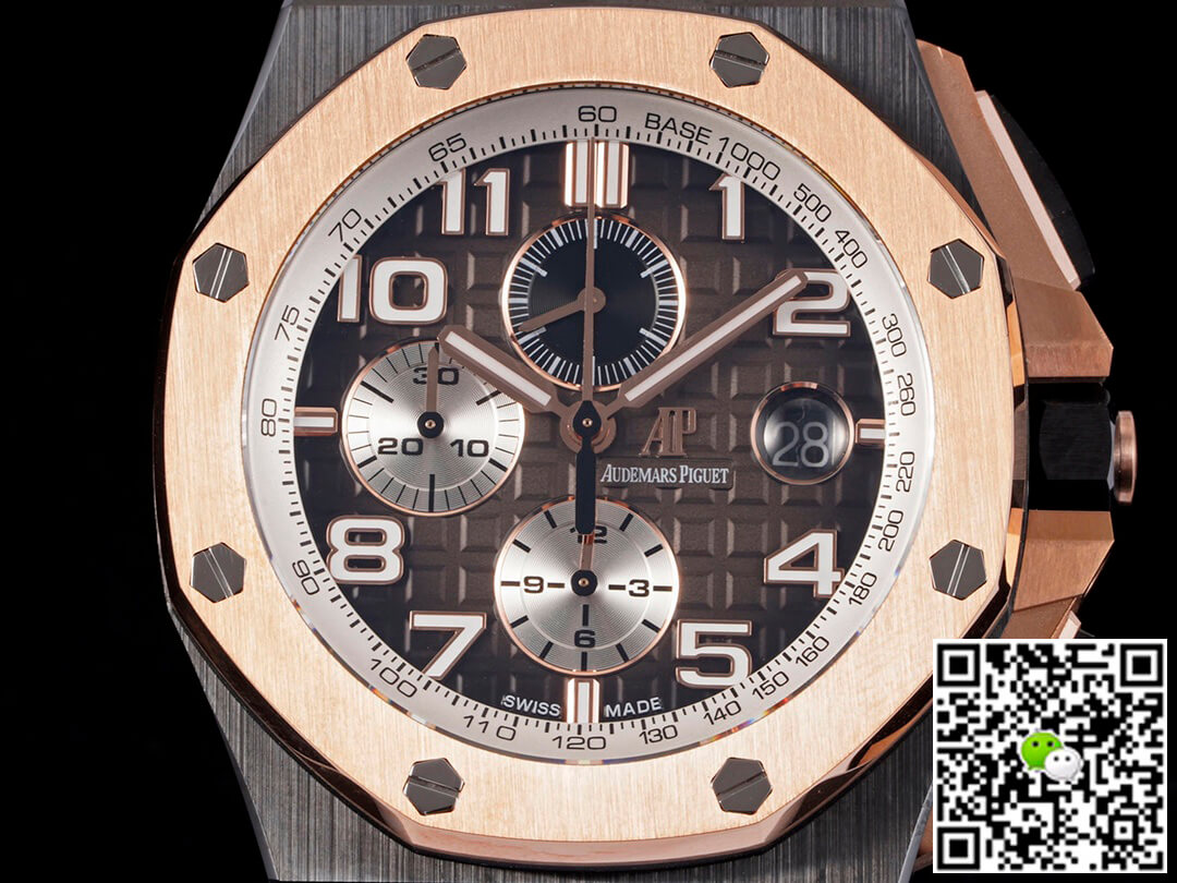 Replica Audemars P1g*et Royal Oak Offshore 26405NR.OO.A002CA.01 1:1 Best Edition RS Factory Rose Gold