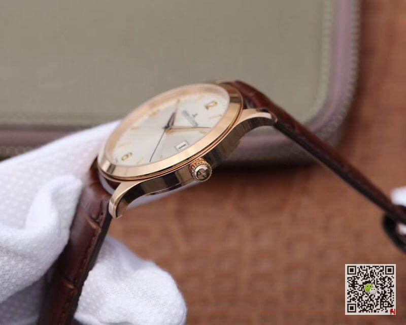 Replica Jaeger LeCoultre Master Control Date Q1542520 18K Rosegold Case ZF Factory 1:1 Best Edition Swiss ETA9015 White Dial