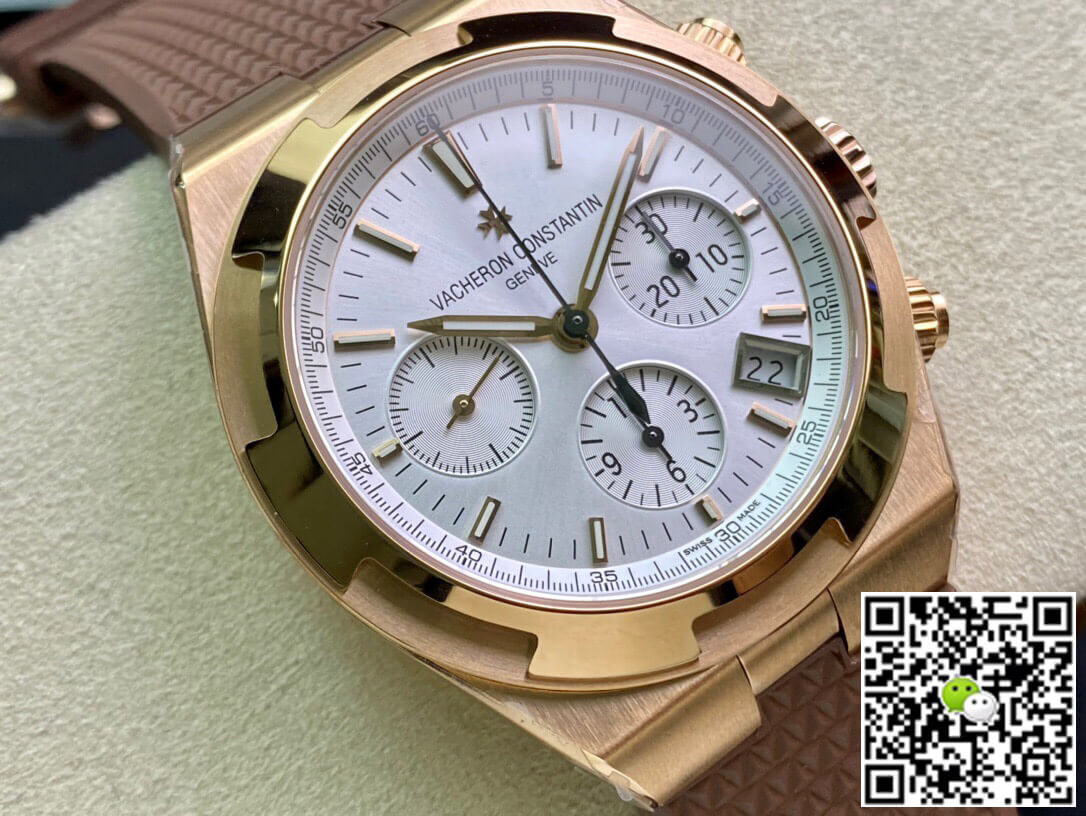 Replica Vacheron C0nstan1n Overseas 5500V 1:1 Best Edition 8F Factory Rubber Strap