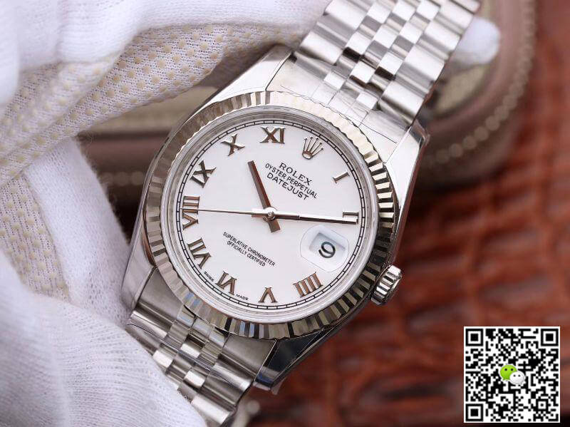 Replica R01ex Datejust 116234 36mm 1:1 Best Edition White Dial