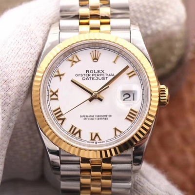 Replica R01ex Datejust M126233-0029 1:1 Best Edition White Dial