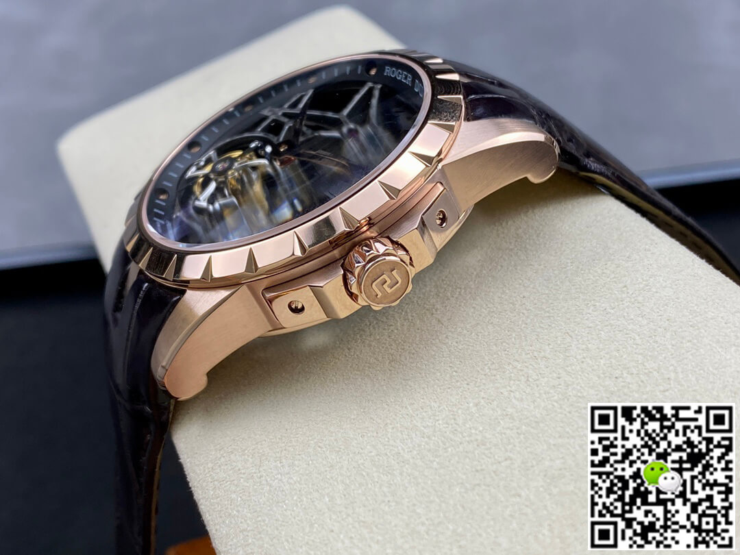 Replica Roger Dubuis Excalibur RDDBEX0395 1:1 Best Edition YS Factory Double Tourbillon Dial