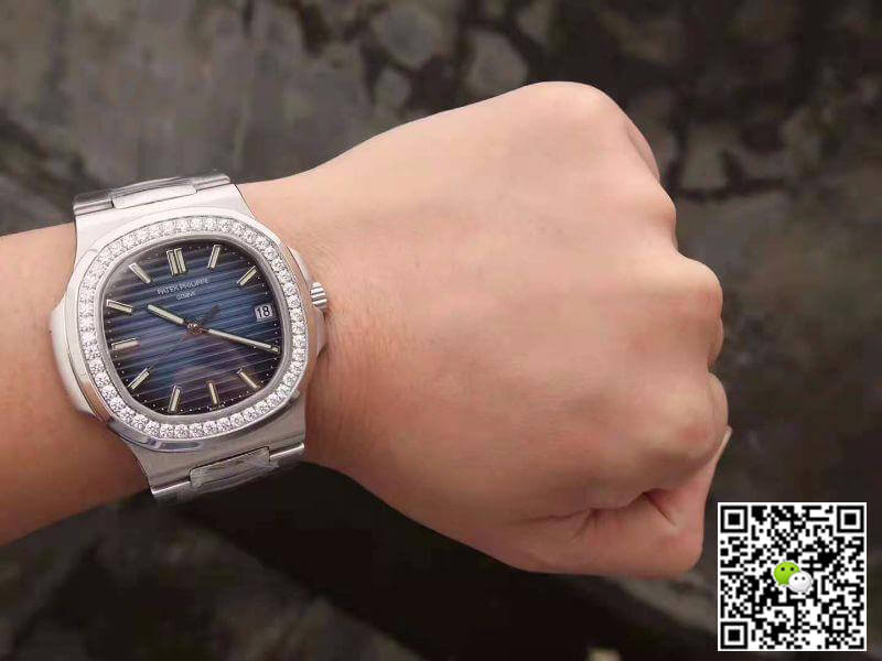 Pat*k Phi1i*pe Replica Nautilus 5711 PF Factory 1:1 Best Edition Swiss ETA324 Blue Dial