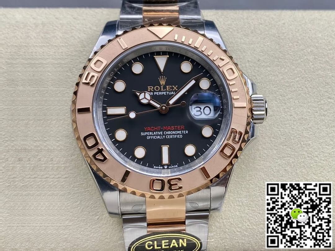 Replica R01ex Yacht Master M126621-0002 1:1 Best Edition Clean Factory Black Dial