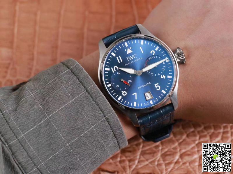 Replica IWC Big Pilot IW501008 1:1 Best Edition ZF Factory Blue Dial Swiss ETA51111