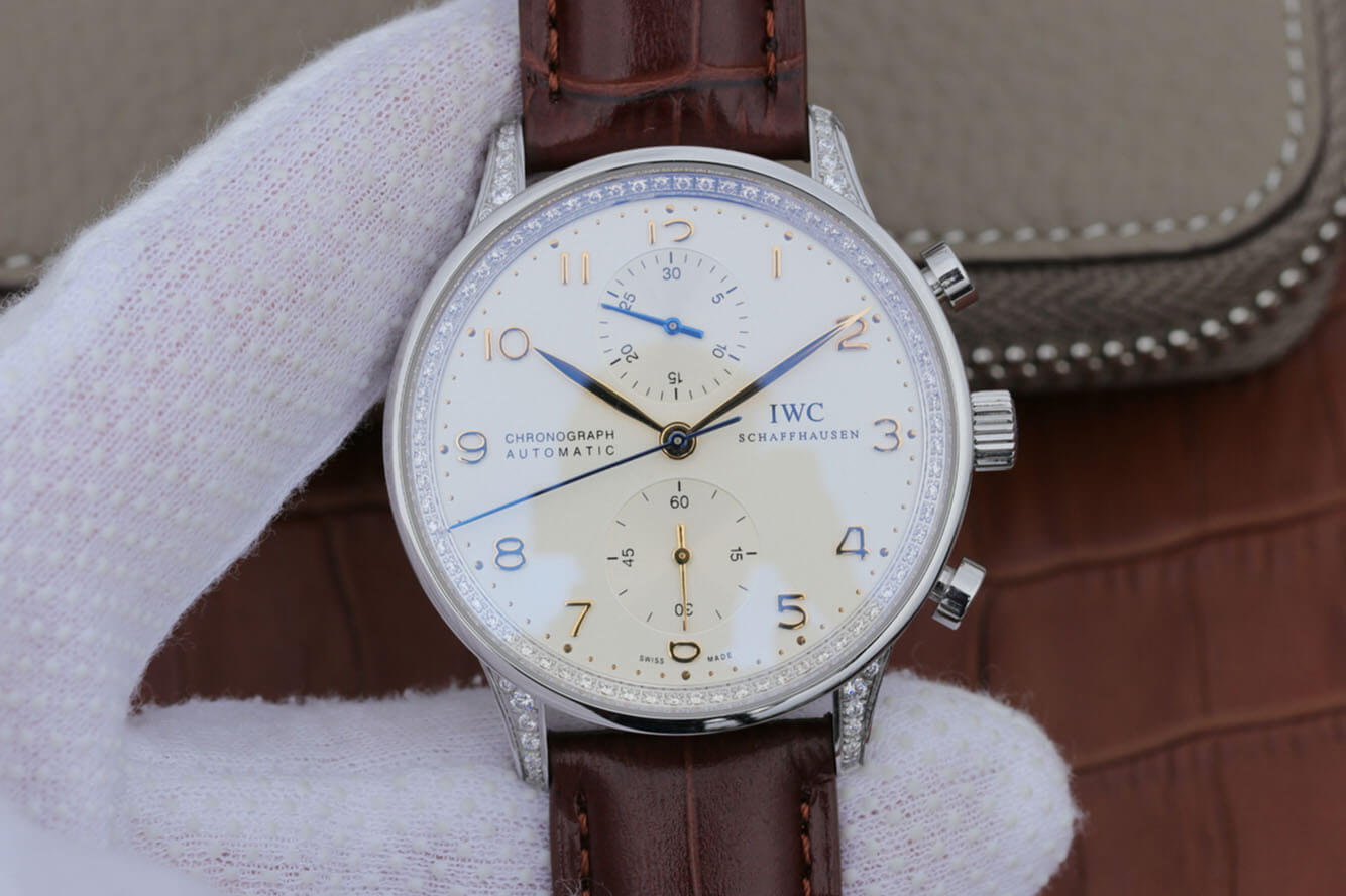 Replica IWC Portugieser IW371440 1:1 Best Edition ZF Factory V2 D1am0nd Bezel
