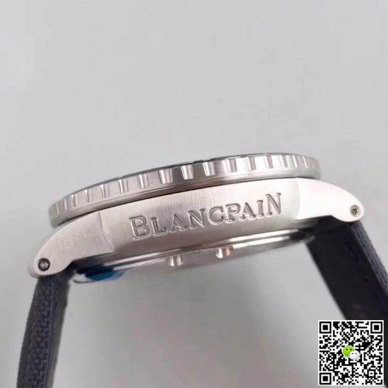 Replica Blancpain Fifty Fathoms 5015D-1140-52B ZF Factory Men Watches 1:1 Best Edition Swiss ETA2836-2 Blue Dial