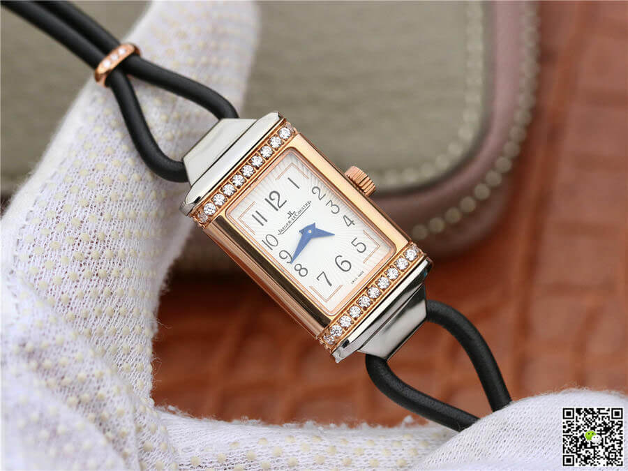 Jaeger Lecoultre Replica Reverso 3264520 1:1 Best Edition MG Factory Rose Gold D1am0nd
