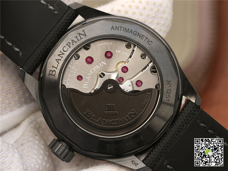 Replica Blancpain Fifty Fathoms Bathyscaphe 5000-0130-B52-B 1:1 Best Edition GF Factory Black Dial