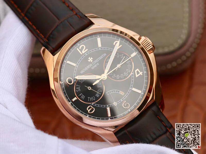 Replica Vacheron C0nstan1n FiftySix Day-Date 4400E/000R/B436 40mm Rosegold Case 1:1 Best Edition Swiss ETA2475