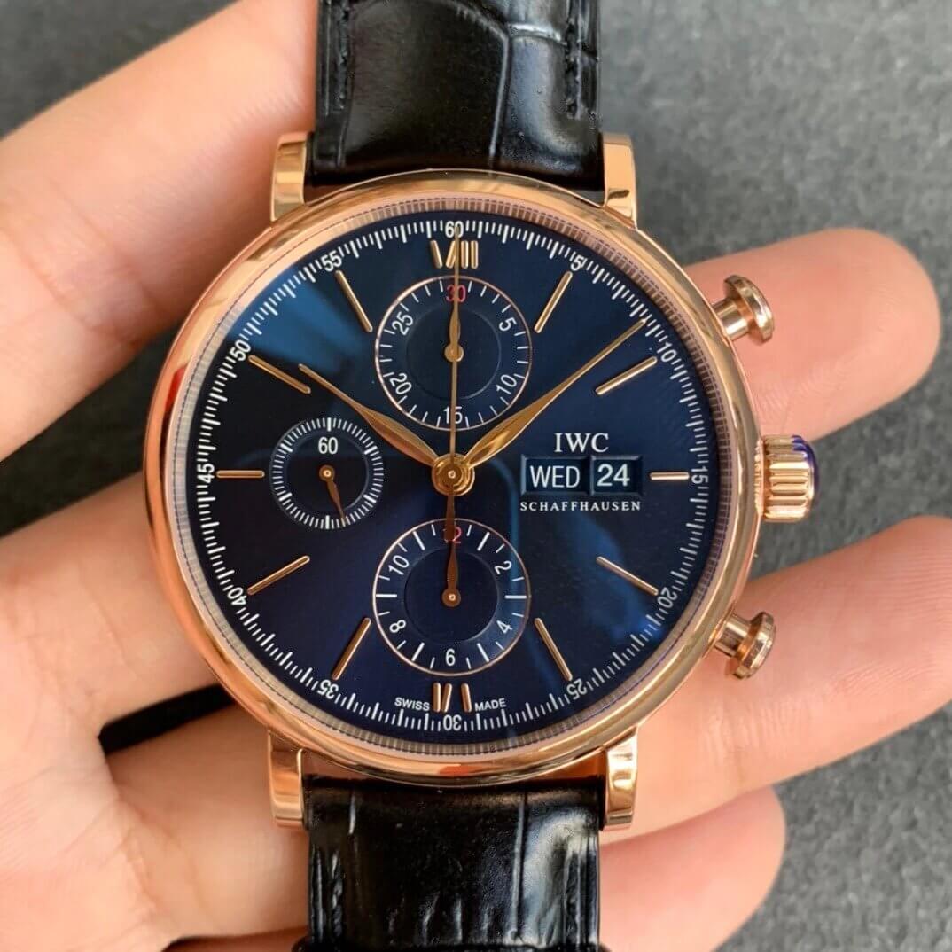 Replica IWC Portofino IW391035 1:1 Best Edition ZF Factory Blue Dial