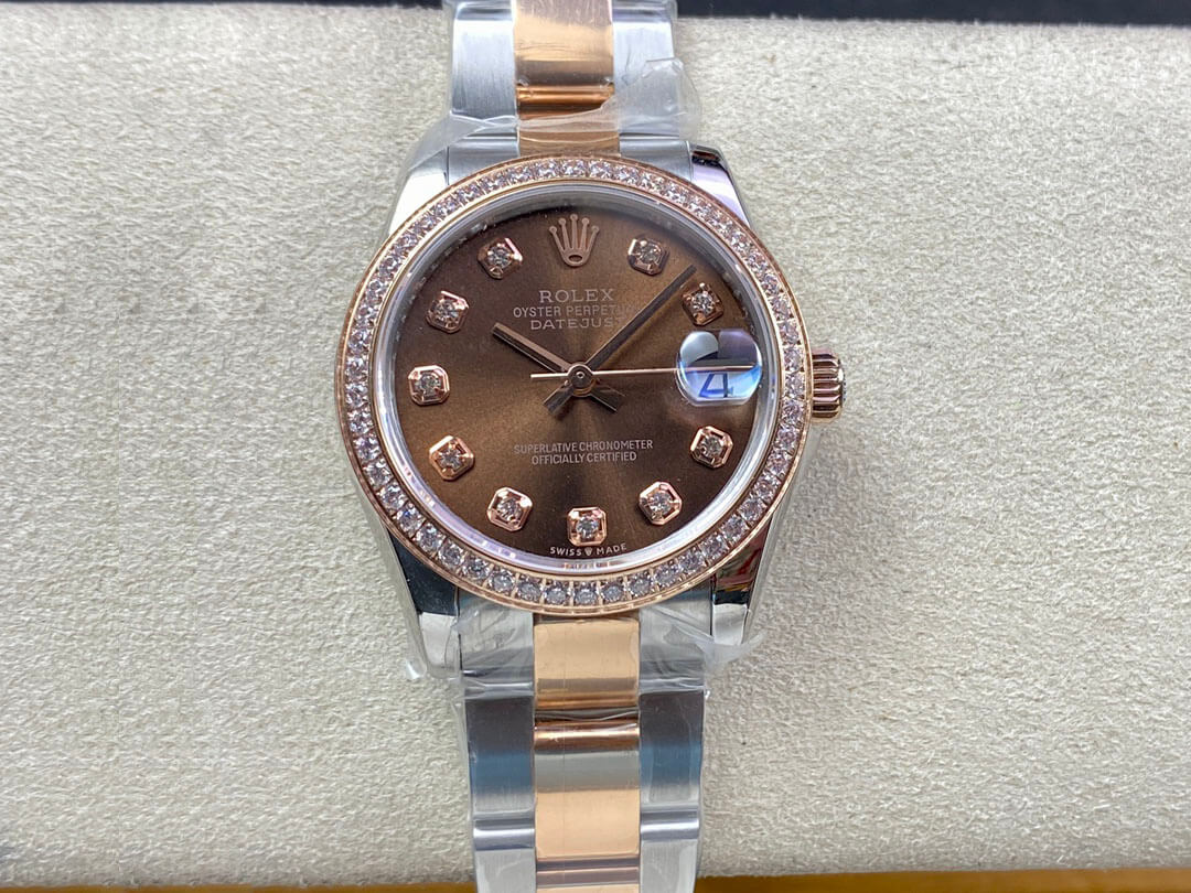 Replica R01ex Datejust M278381RBR-0027 31MM 1:1 Best Edition EW Factory Brown Dial