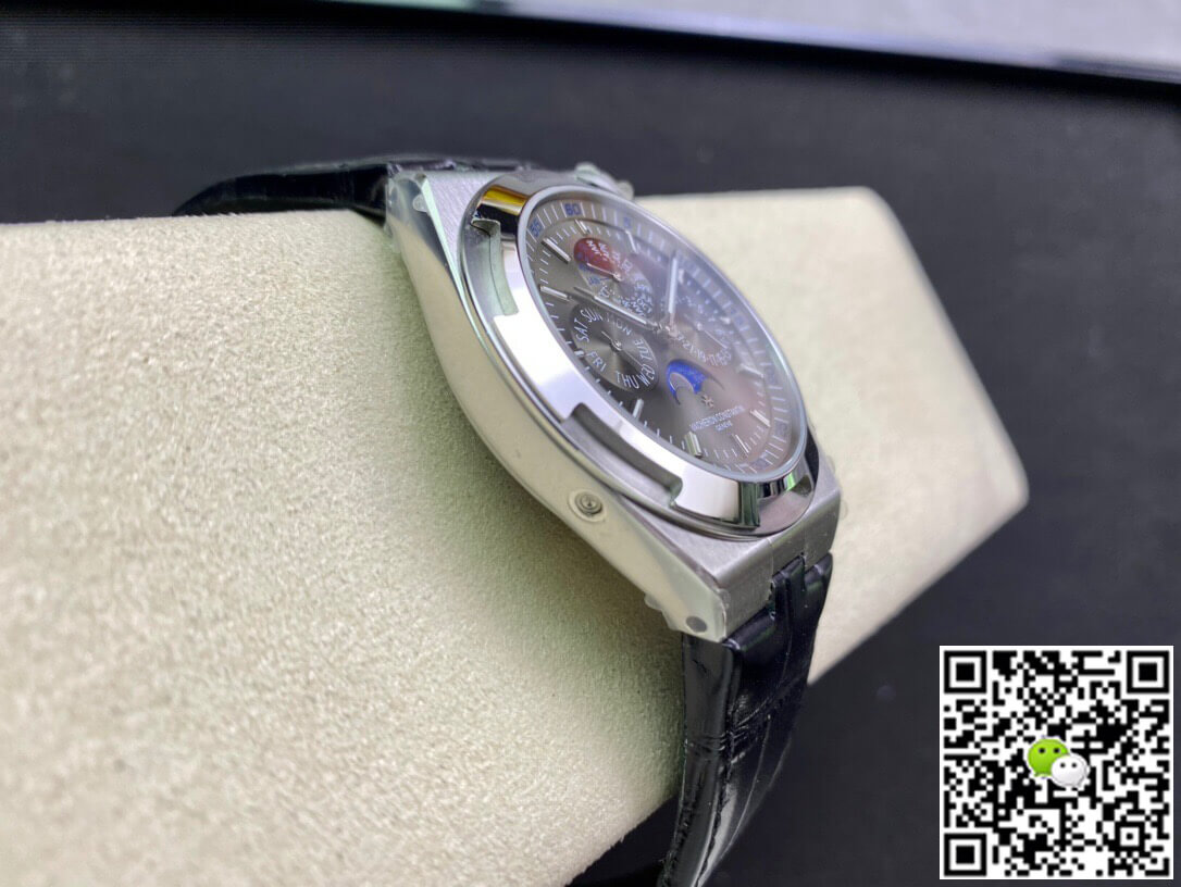 Replica Vacheron C0nstan1n Overseas 4300V 1:1 Best Edition 8F Factory Leather Strap