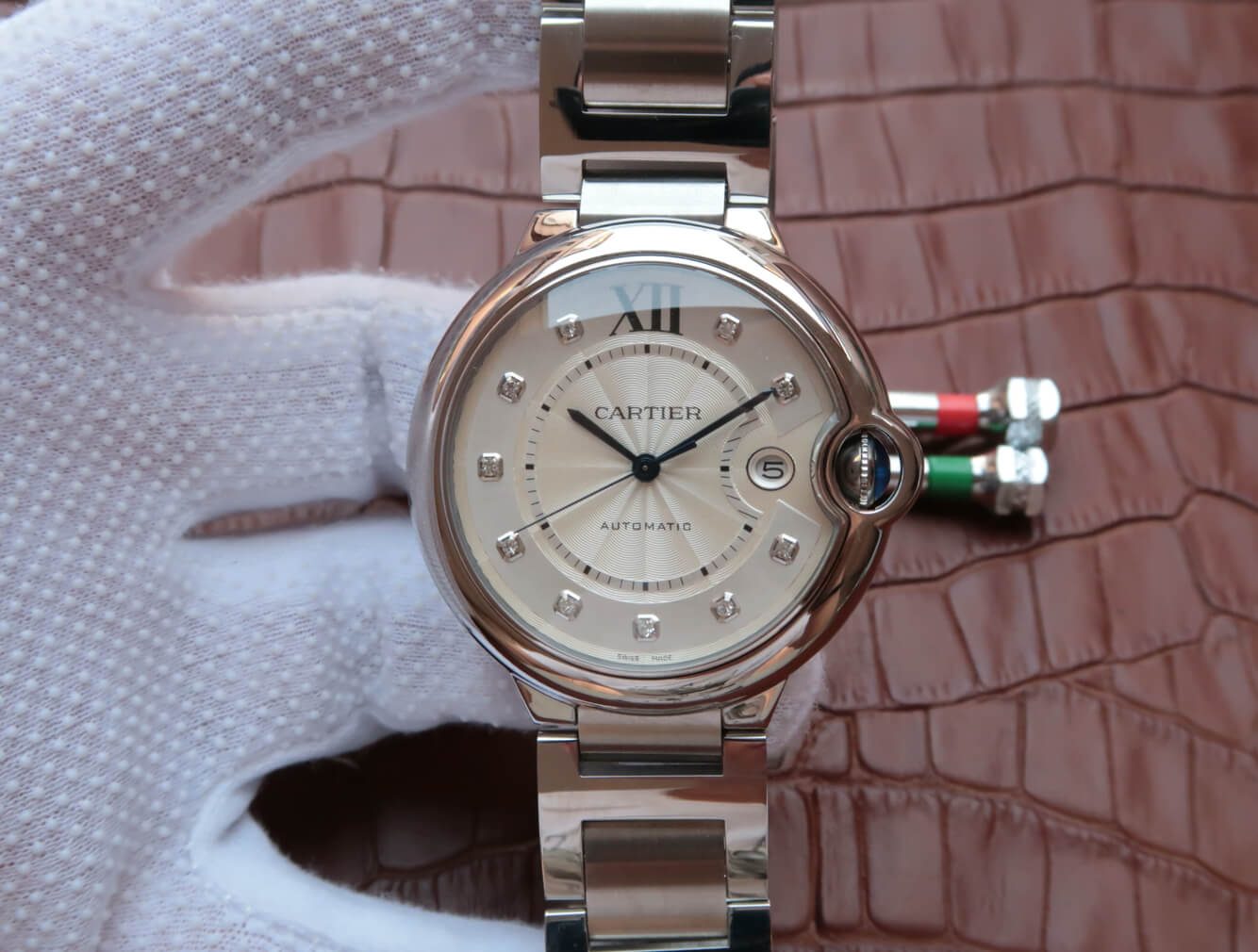 Replica Ballon Bleu De Ca*t1er WE902075 1:1 Best Edition JF Factory Silver Dial