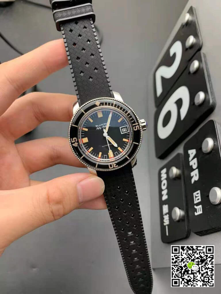 Replica Blancpain Fifty Fathoms Barakuda 5008B 1130 B52A 1:1 Best Edition ZF Factory Black Dial