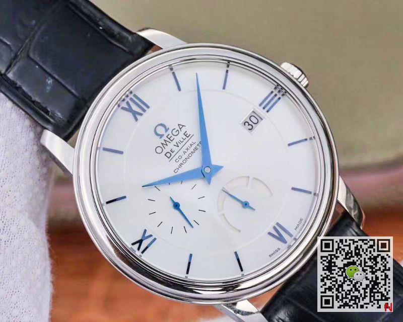 Replica 0me*ga De Ville Series 424.53.40.21.04.001 ZF factory 1:1 Best Edition white dial Swiss Cal.2627