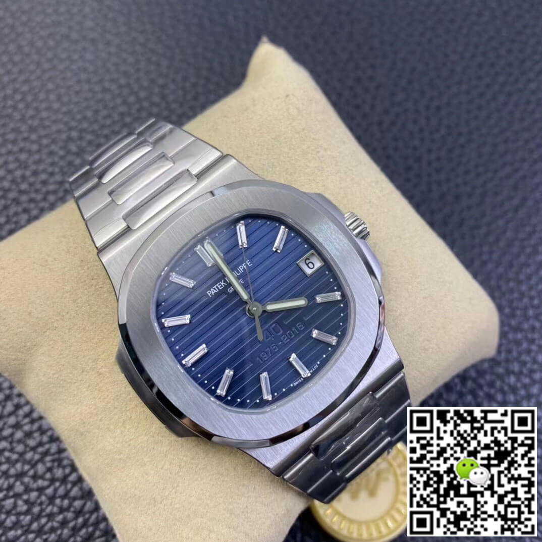 Replica Pat*k Phi1i*pe Nautilus 5711/1P 40th Anniversary 1:1 Best Edition PPF Factory Blue Dial