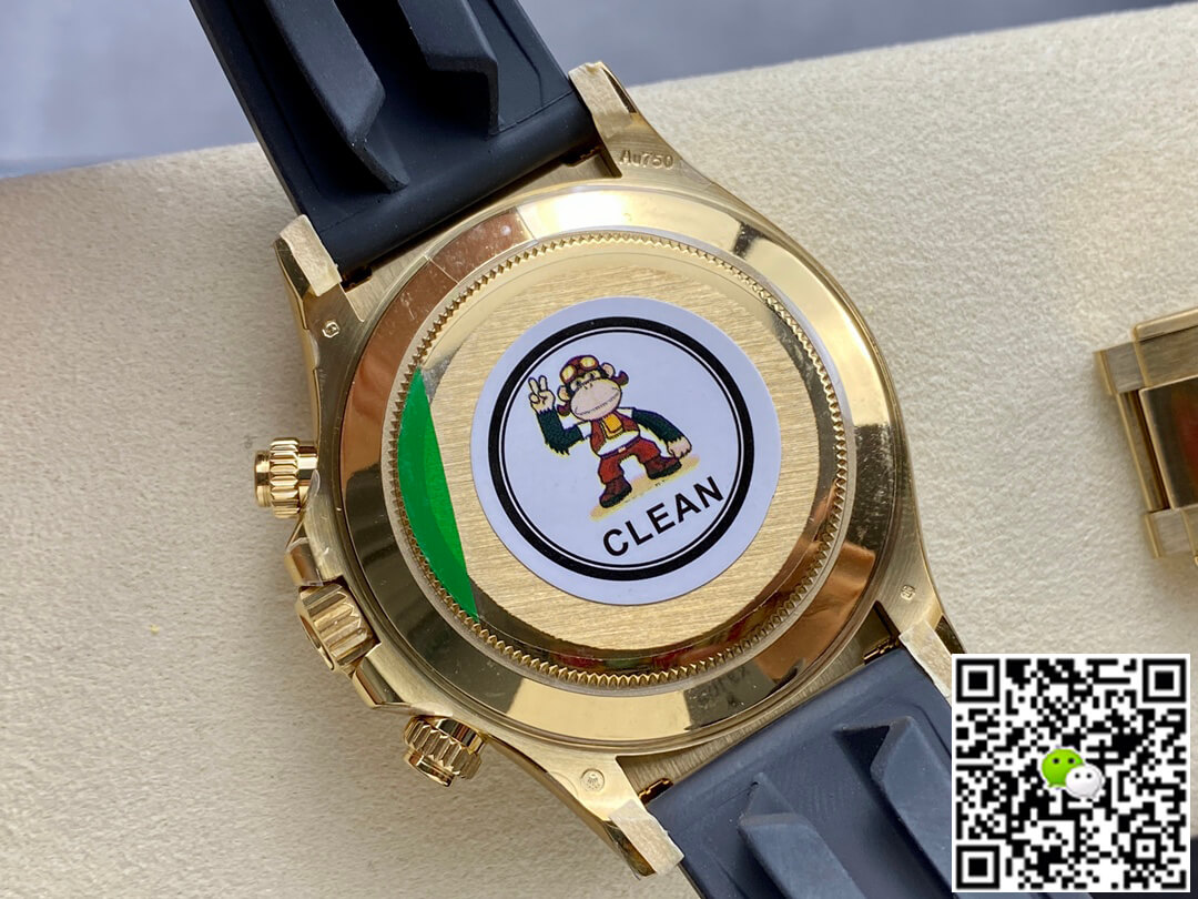 Replica R01ex Cosmograph Daytona 116528 1:1 Best Edition Clean Factory Rubber Strap