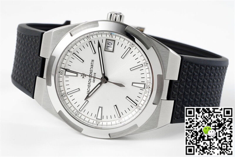 Replica Vacheron C0nstan1n Overseas 4500V 1:1 Best Edition PPF Factory Black Rubber Strap