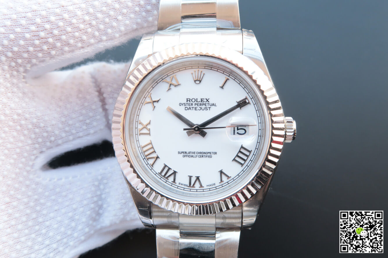 Replica R01ex Datejust M126334-0023 1:1 Best Edition EW Factory White Dial