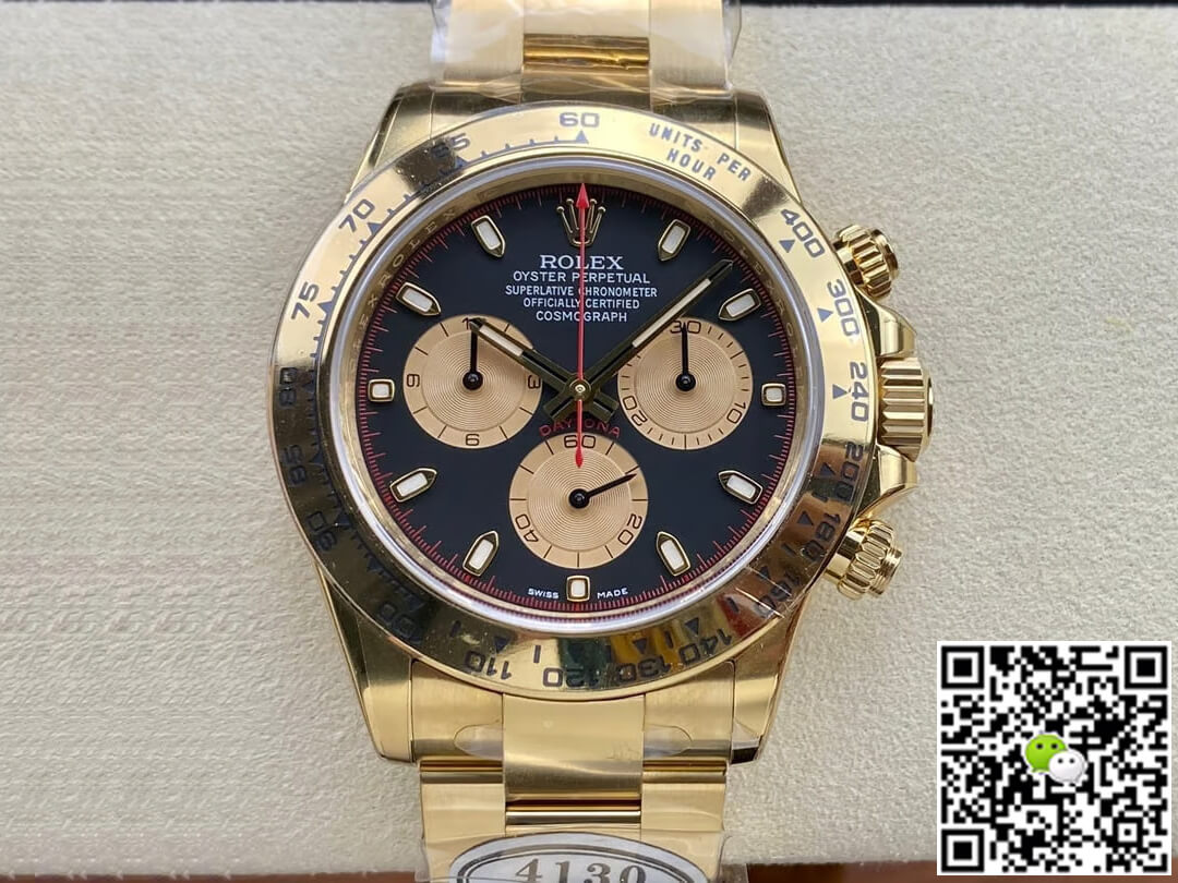 Replica R01ex Cosmograph Daytona M116508-0009 1:1 Best Edition Clean Factory Black Dial
