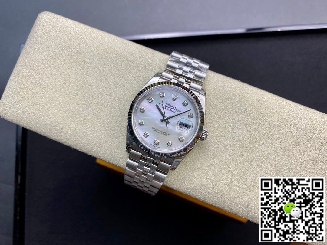 Replica R01ex Datejust 178384-NG-63160 31MM 1:1 Best Edition EW Factory Silvery White Dial