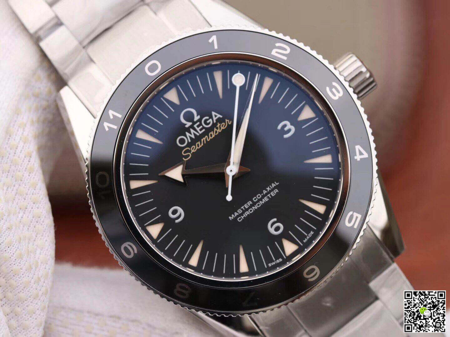 Replica 0me*ga Seamaster Planet Ocean 233.30.41.21.01.001 VS Factory 1:1 Best Edition Swiss ETA2824 Black Dial With S*perlume