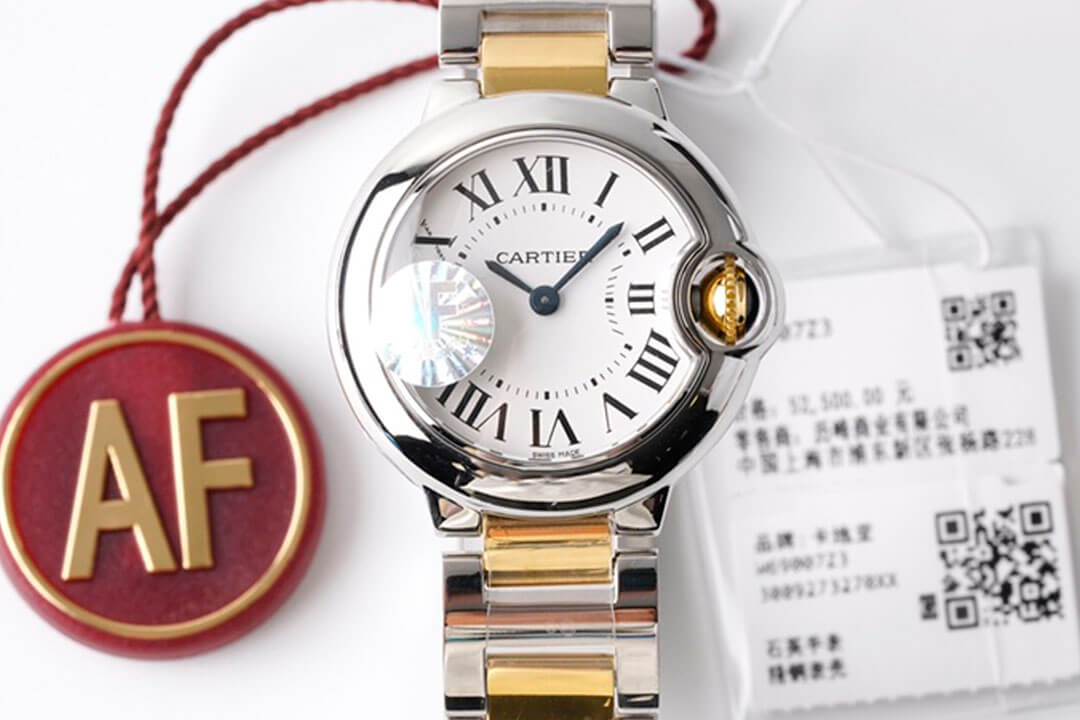 Replica Ballon Bleu De Ca*t1er 28MM W69007Z3 1:1 Best Edition AF Factory White Dial