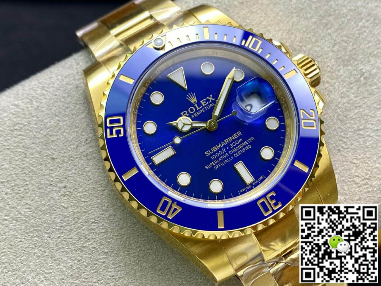 R01ex Submariner Replica M116618LB-0003 1:1 Best Edition VS Factory Blue Dial